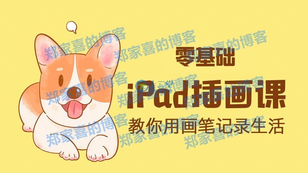 ipad手绘插画零基础课ipad上学习绘画教程