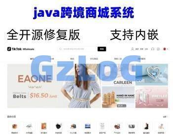 二开版java版跨境商城/tiktokshop内嵌跨境电商/java跨境独立站二开/带详细搭建教程