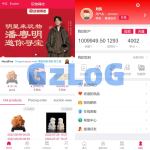 双语言版竞拍系统/竞拍转拍源码/竞拍商城/商场寄售系统