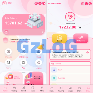 多语言trx/usdt钱包理财/区块链算力矿池/Difi流动性TRX理财分红