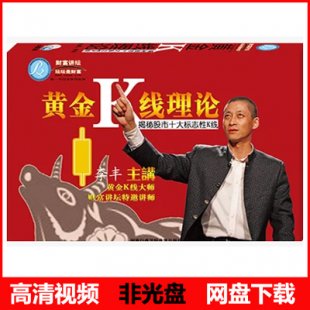 财富讲坛  李丰炒股教程 黄金k线13集DVD全套股票高清视频教程