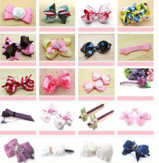 Z01蝴蝶结发夹制作书 发型发饰DIY制作发夹头饰教程378张