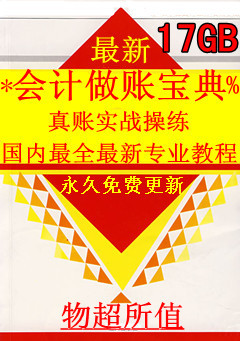 2013 最全的会计实务手工做账教程大全 做账宝典