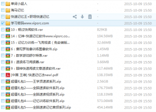 价值299元的记忆法、海马记忆、职场快速记忆法课程