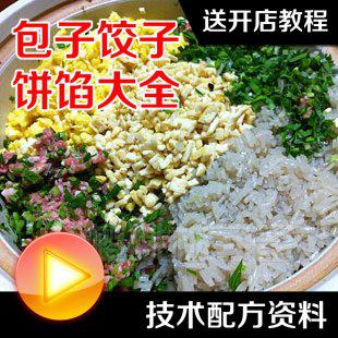 包子馅饺子馅饼子馅等248种馅料配方大全 制作做方法小吃技术资料