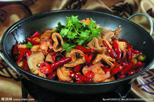 香辣干锅肥肠制作教学视频