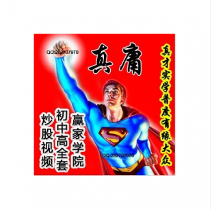 真庸 赢家学院 初中高全集 股票炒股教程
