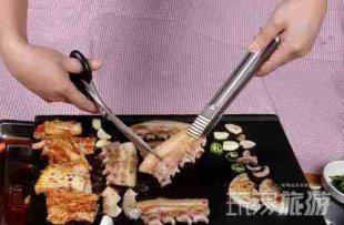 铁板烤辣白菜五花肉(秘制韩国烤肉汁及醮料)