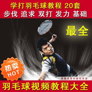 央视体育教学视频羽毛球教程 肖杰主讲学打羽毛球45集