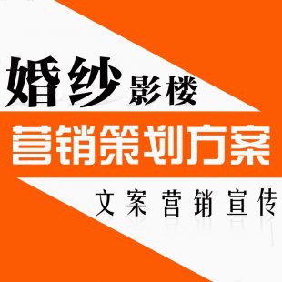 婚纱影楼市场营销方案 摄影活动策划方案宣传DM单模板样片