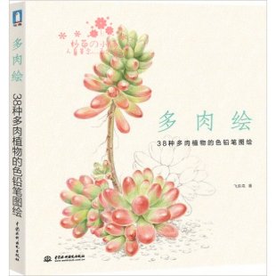 飞乐鸟 多肉绘 38种多肉植物的色铅笔图绘 电子书彩铅手绘教程