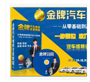 金牌汽车维修全套教程 资料大全汽车维修视频教程电子视频80DVD