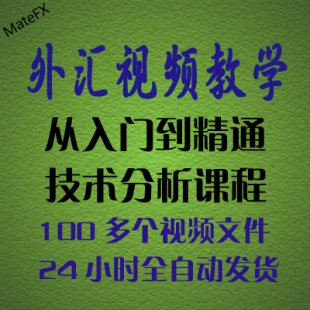 外汇交易视频教程 黄金操盘技术分析 投资入门到精通教程