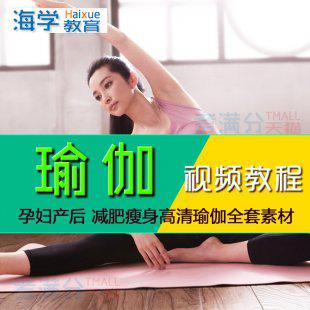 瑜伽视频教程 减肥瘦身高清瑜伽全套教程 初级基