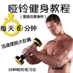 哑铃健身视频教程 38种练习法健美基础减肥长肌肉指导