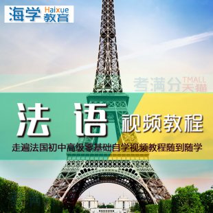 法语视频教程入门走遍法国初中高级零基础自学视频教程随到随学