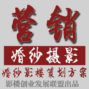 婚纱摄影策划方案市场营销活动宣传企划资料影楼管理DM单样片样册