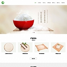 （自适应手机版）响应式农产品网站源码 大谷物米食品类响应式织梦网站模板