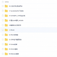 黑马JavaEE基础班+高薪就业班 全套完整不加密版视频教程
