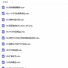 零基础入门Linux网络编程到案例实战视频教程