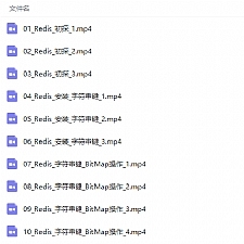 Redis零基础入门视频教程
