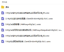 MySQL高可用读写分离集群项目案例实战视频教程