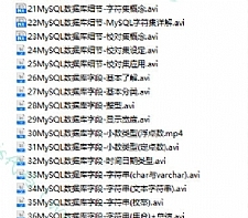 PHP数据库编程零基础入门到精通视频教程
