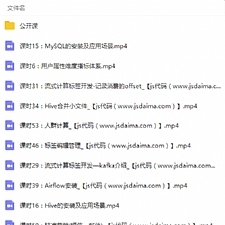 大数据人工智能用户画像解决方案视频教程