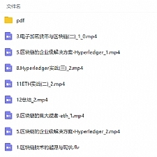 深入学习区块链技术与实际应用视频教程