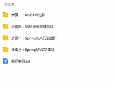 Java三大主流框架SSM入门与综合项目实战精讲视频教程