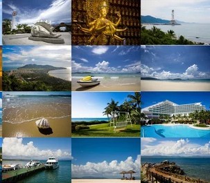 PS国内摄影素材 海南风光风景图库 广告设计海洋高清图片