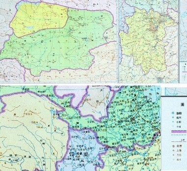 中国古代历朝历代地图高清图库 历史地理资料素材