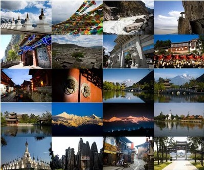 PS素材 国内摄影图库 云南风光风景网页背景设计图片库