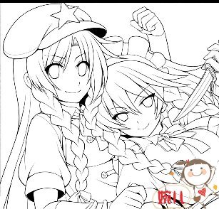 7.【卡通动漫线稿4000】CG手绘画手稿原插画集 上色临摹参考素材