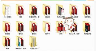 flash动画动态角色人物五官表情走跑正侧背面fla源文件格式素材