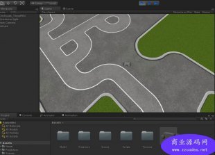 unity3d建筑场景 交通跑道及建筑场景源码
