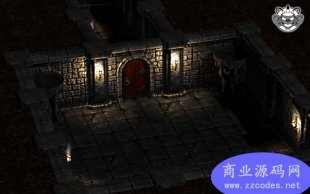 Unity完整地牢组件套装合集 暗黑风格的地牢素材