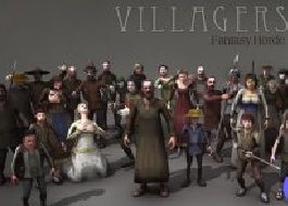 Unity幻想部落之村民资源包 材质贴图完整