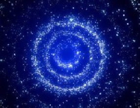 L106超炫蓝色粒子星空漩涡唯美婚礼婚庆led大屏幕视频背景素材