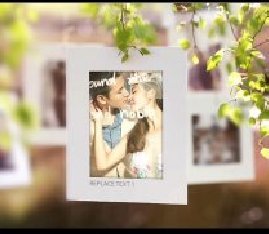 夏日恋情温馨浪漫AE模板婚礼高清LED大屏电子相册唯美视频素材