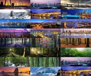 PS设计素材 全景摄影图库 宽幅 高清风光风景图片2518张全套