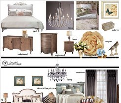 法式风格软装PPT方案（内容可编辑）软装设计素材资料