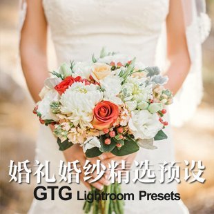 国外高端摄影后期婚纱婚礼跟拍调色Lightroom预设GTG系列 LR预设