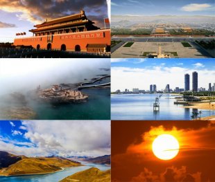 祖国河山长城黄河高清实拍视频 舞台演出led大屏幕背景素材vj