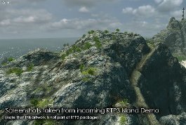 Unity3D山地与岛屿地形场景 含素材较多