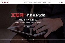 中英双语科技企业公司网站源码 dede织梦模板