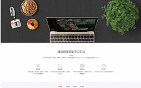 黑白网站建设企业网站源码 织梦dedecms模板[自适应手机版]