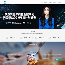 蓝色金融机构网站源码 织梦dedecms模板 [自适应手机版]