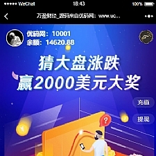 【USDT指数涨跌】蓝色UI二开币圈万盈财经币圈源码 K线正常