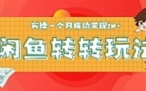 闲鱼转转最新玩法教程_每日轻松引精准粉300+，实操一个月成功变现1W+